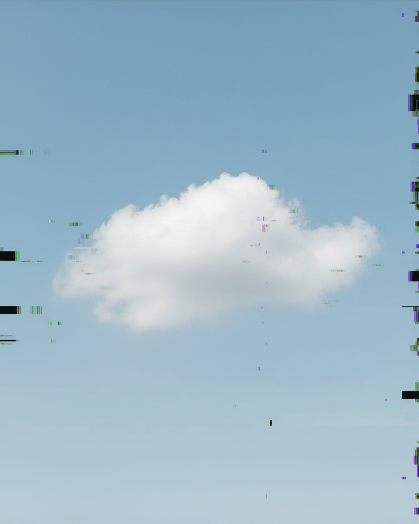 Logo on colored background